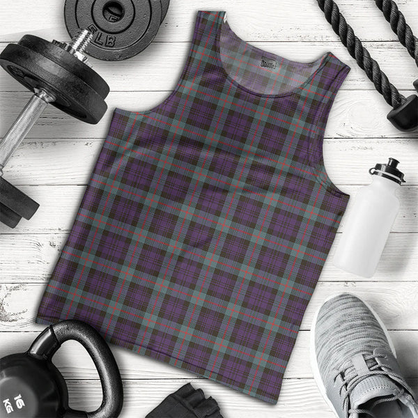 Murray Weathered Clan Badge Tartan Men Tank Top