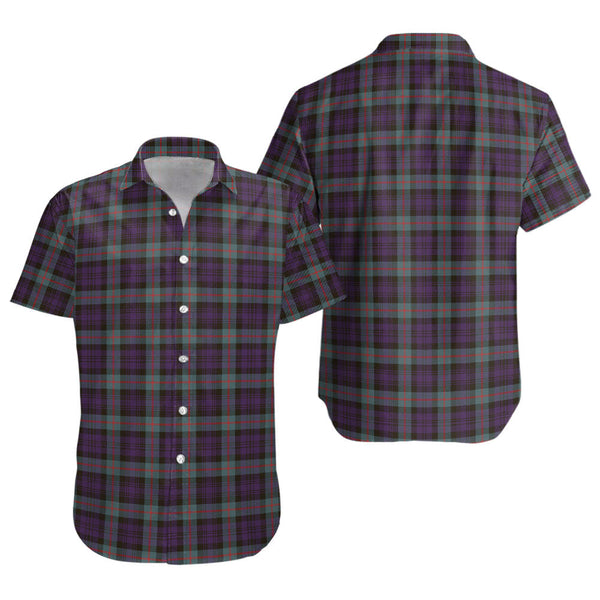 Murray Weathered Clan Badge Tartan Short Sleeve Shirt