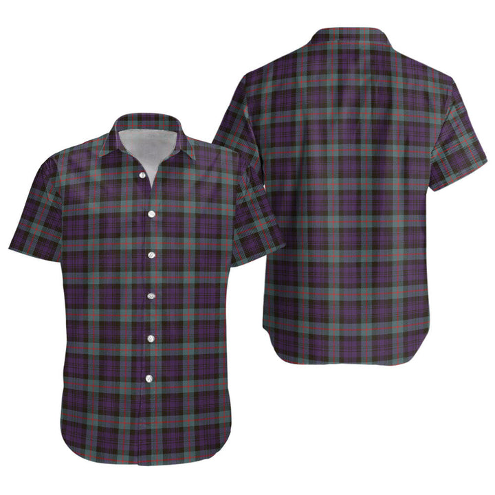 Murray Weathered Clan Badge Tartan Short Sleeve Shirt