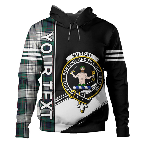Murray of Atholl Dress (Murray Dress) Modern Clan Badge Tartan Hoodie Quarter Style Personalized