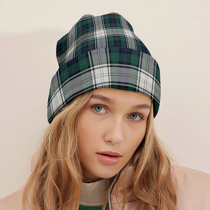 Murray of Atholl Dress (Murray Dress) Modern Clan Badge Tartan Knitted Beanie