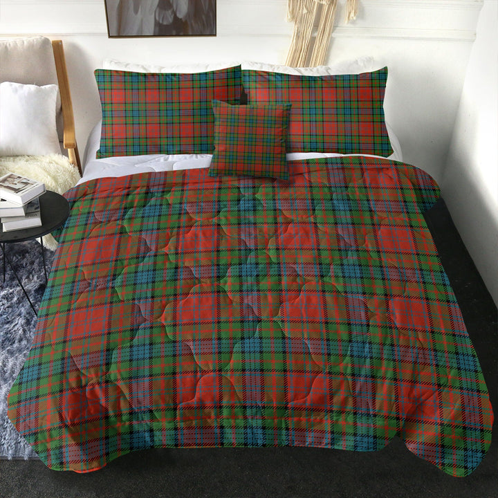Murray of Atholl Red Dress (Murray of Atholl; Red Dress) Ancient Clan Badge Tartan Comforter