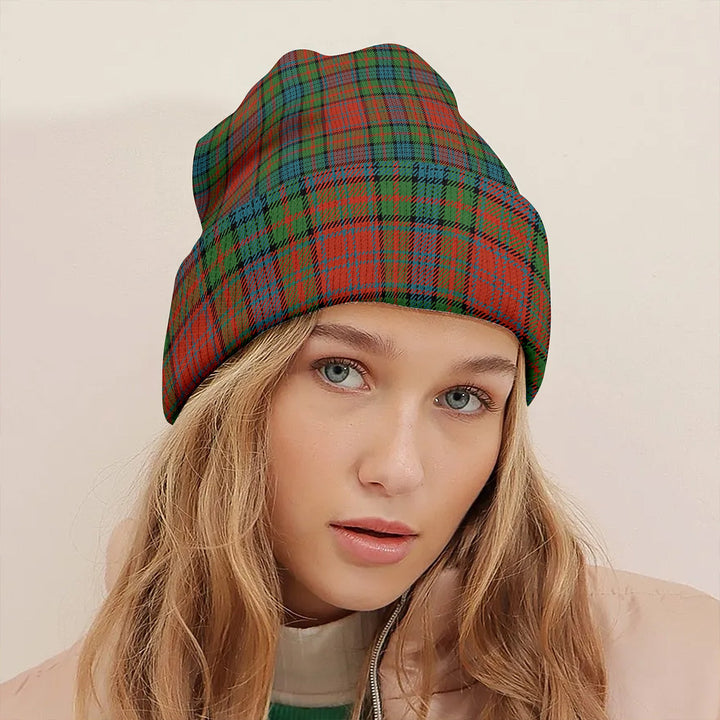 Murray of Atholl Red Dress (Murray of Atholl; Red Dress) Ancient Clan Badge Tartan Knitted Beanie