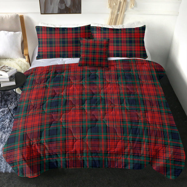 Murray of Atholl Red Dress (Murray of Atholl; Red Dress) Modern Clan Badge Tartan Comforter