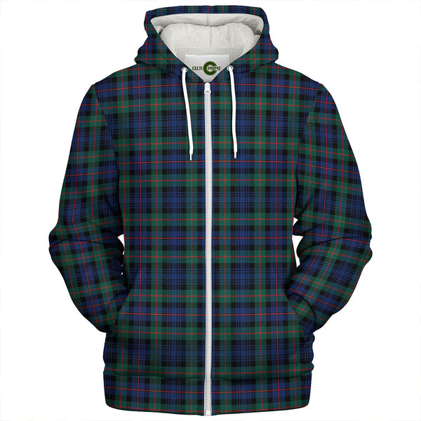 Murray of Atholl (Murray) Modern Clan Badge Tartan Sherpa Hoodie
