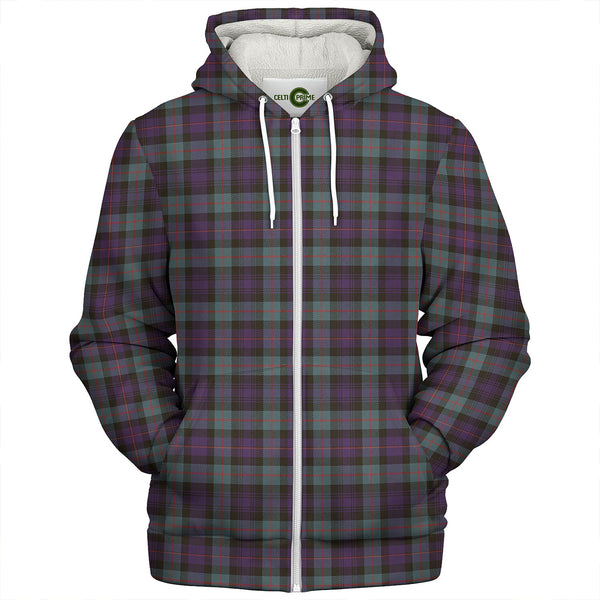 Murray of Atholl (Murray) Weathered Clan Badge Tartan Sherpa Hoodie