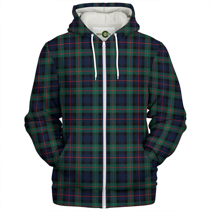 Murray of Atholl variation (Murray of Atholl; variation) Modern Clan Badge Tartan Sherpa Hoodie
