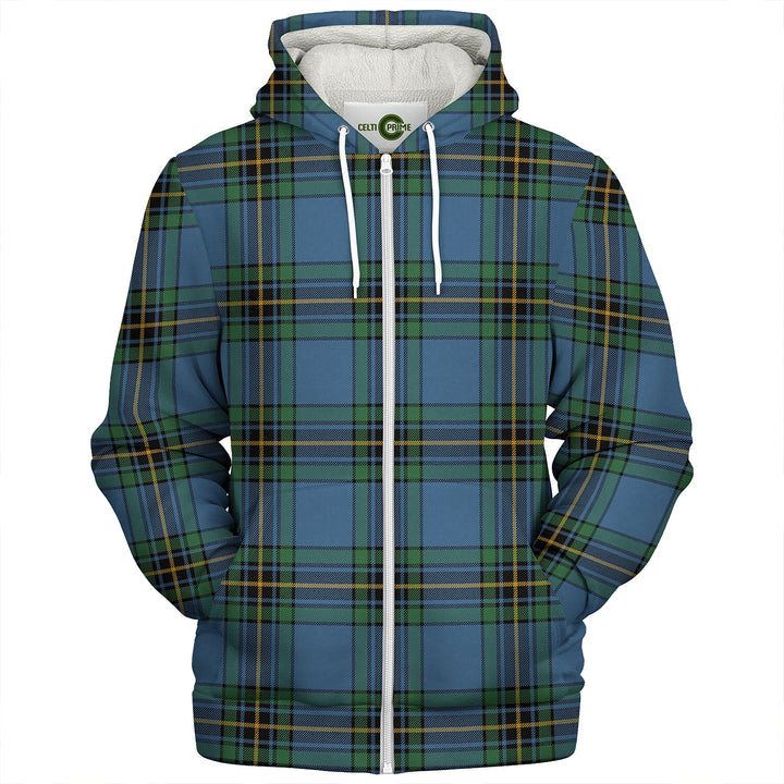 Murray of Elibank Ancient Clan Badge Tartan Sherpa Hoodie