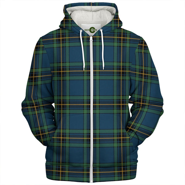 Murray of Elibank Modern Clan Badge Tartan Sherpa Hoodie