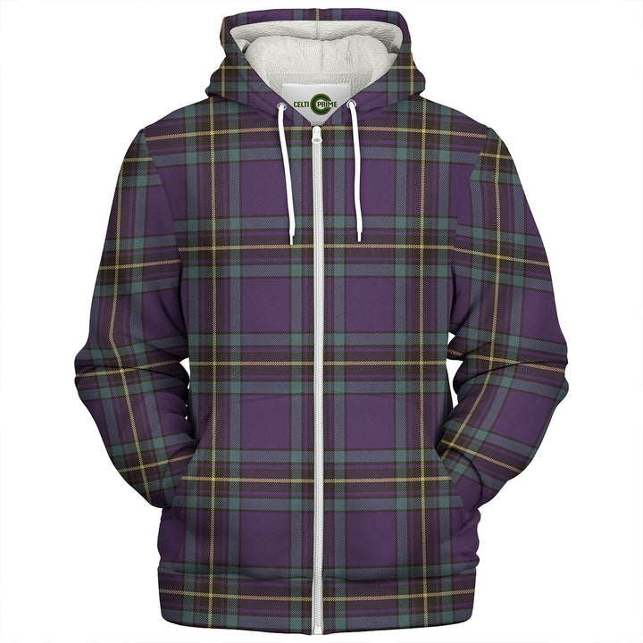 Murray of Elibank Weathered Clan Badge Tartan Sherpa Hoodie