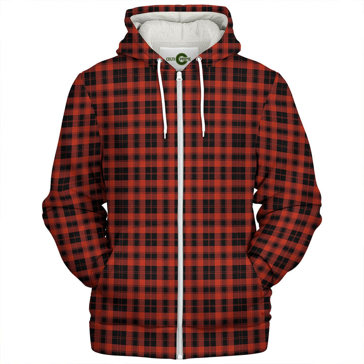 Murray of Ochtertyre Ancient Clan Badge Tartan Sherpa Hoodie