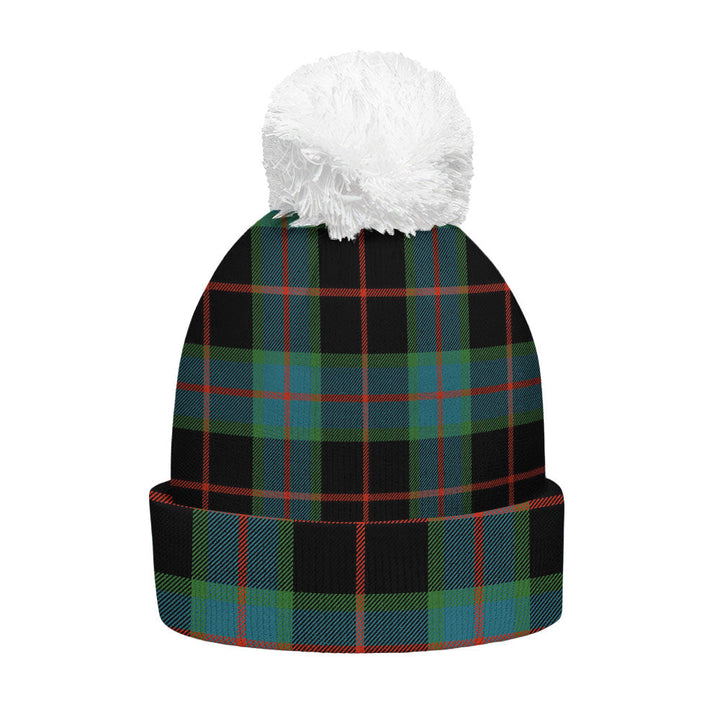 Nairn Ancient Clan Badge Tartan Bobble Beanie Hat