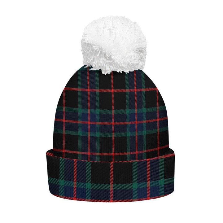 Nairn Modern Clan Badge Tartan Bobble Beanie Hat