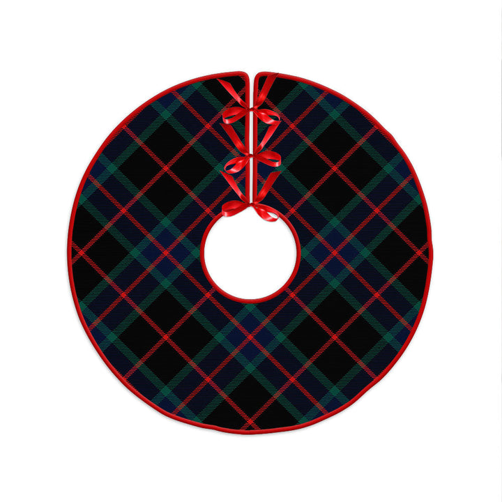Nairn Modern Clan Badge Tartan Christmas Tree Skirt