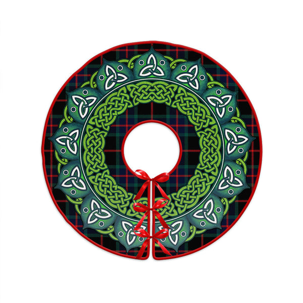 Nairn Modern Clan Badge Tartan Christmas Tree Skirt Heritage Holiday Decor