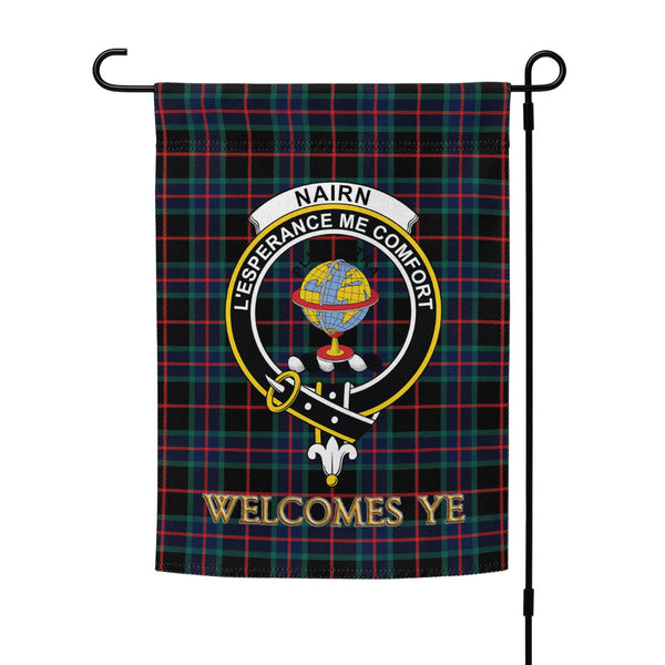 Nairn Modern Clan Badge Tartan Garden Flag
