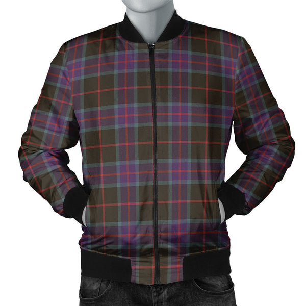 Nairn Weathered Clan Badge Tartan Bomber Jacket