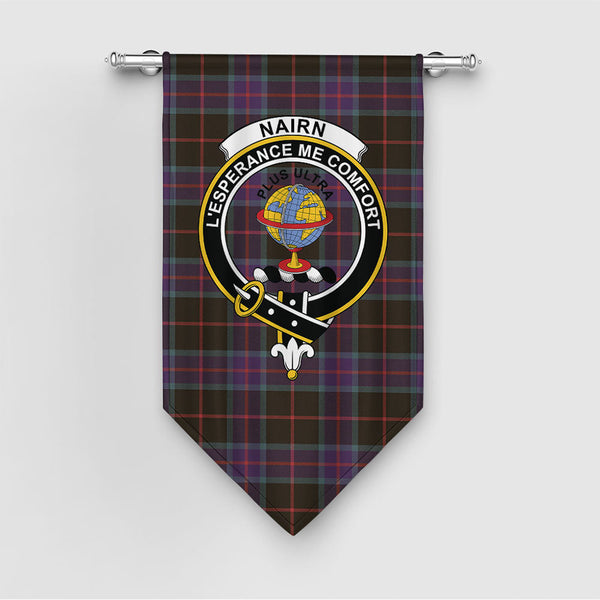 Nairn Weathered Clan Badge Tartan Gonfalon