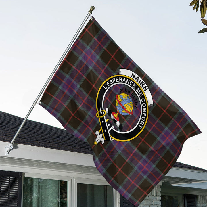 Nairn Weathered Clan Badge Tartan House Flag