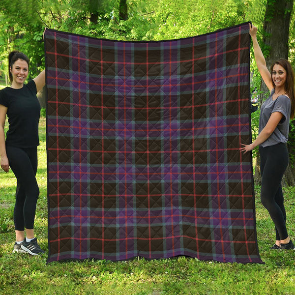 Nairn Weathered Clan Badge Tartan Premium Quilt
