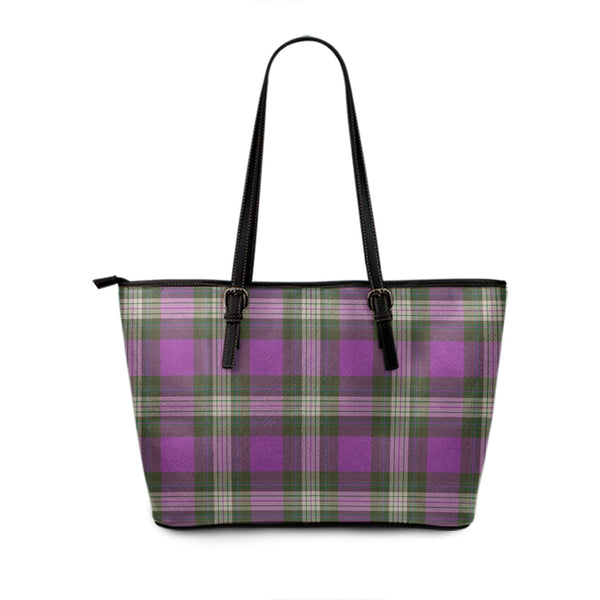 Nance 2 Ancient Tartan Leather Tote Bag