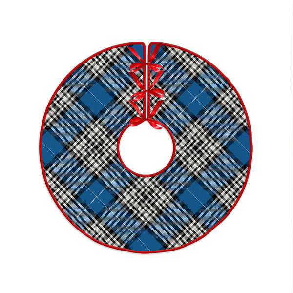 Napier Ancient Clan Badge Tartan Christmas Tree Skirt