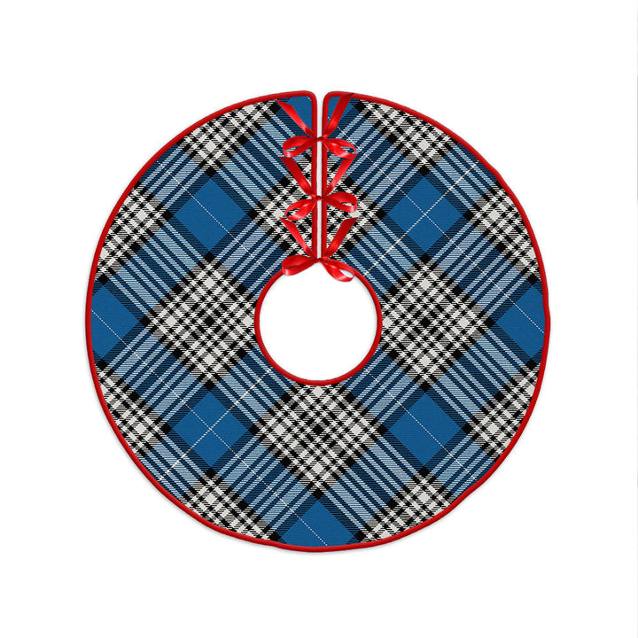 Napier Ancient Clan Badge Tartan Christmas Tree Skirt