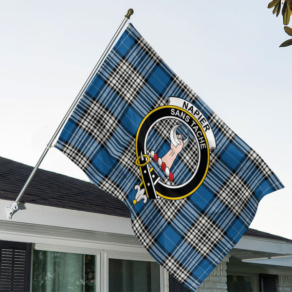 Napier Ancient Clan Badge Tartan House Flag
