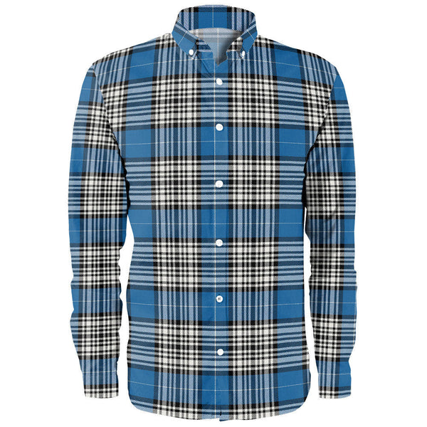 Napier Ancient Clan Badge Tartan Long Sleeve Shirt