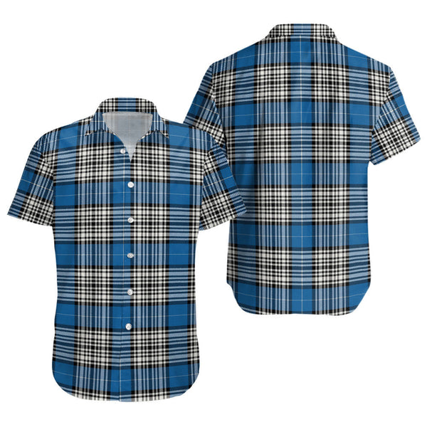 Napier Ancient Clan Badge Tartan Short Sleeve Shirt