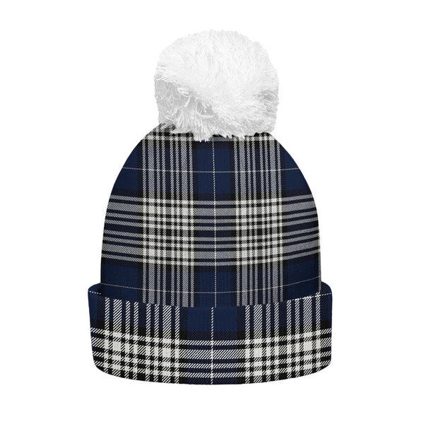 Napier Modern Clan Badge Tartan Bobble Beanie Hat