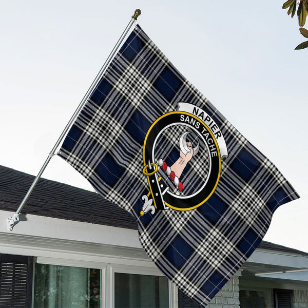 Napier Modern Clan Badge Tartan House Flag