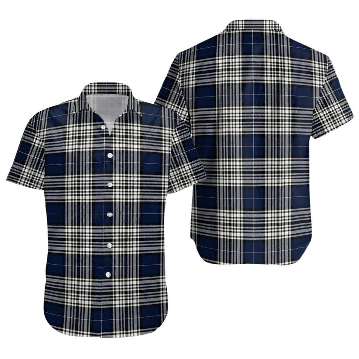 Napier Modern Clan Badge Tartan Short Sleeve Shirt