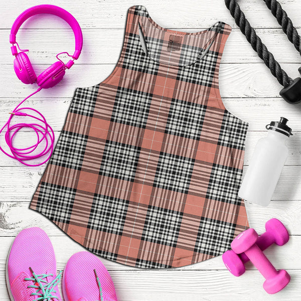 Napier Rose Ancient Clan Badge Tartan Women Racerback Tank Top