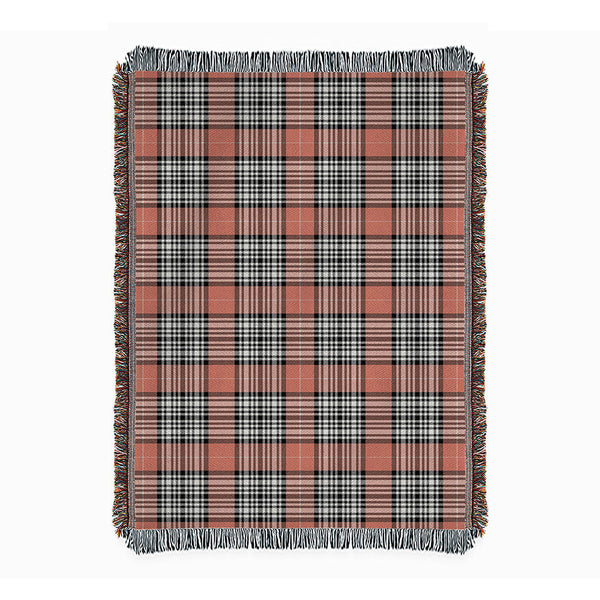 Napier Rose Ancient Clan Badge Tartan Woven Blanket