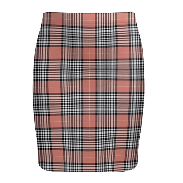Napier Rose Ancient Tartan Fitted Skirt