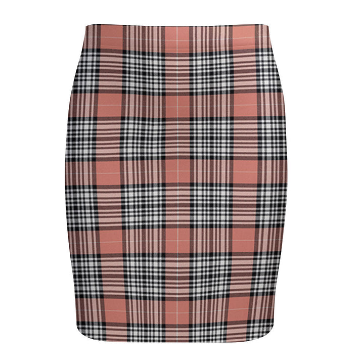 Napier Rose Ancient Tartan Fitted Skirt