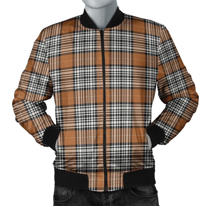 Napier Rose Modern Clan Badge Tartan Bomber Jacket