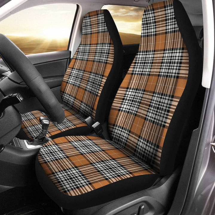 Napier Rose Modern Clan Badge Tartan Car Seat Covers