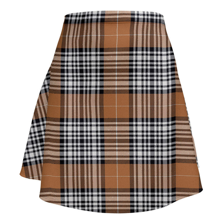 Napier Rose Modern Clan Badge Tartan Flared Skirt