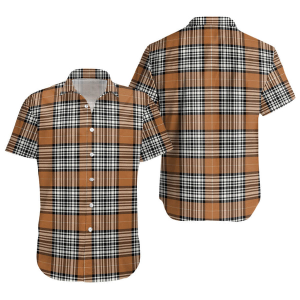 Napier Rose Modern Clan Badge Tartan Short Sleeve Shirt