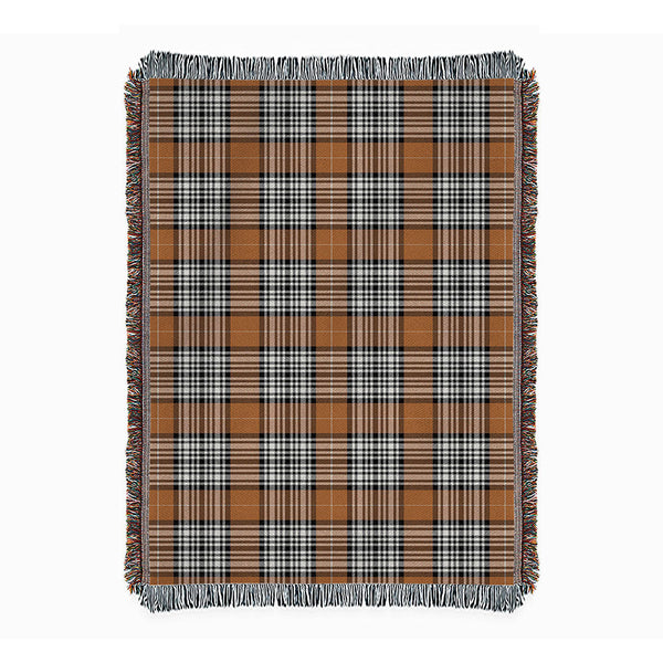Napier Rose Modern Clan Badge Tartan Woven Blanket