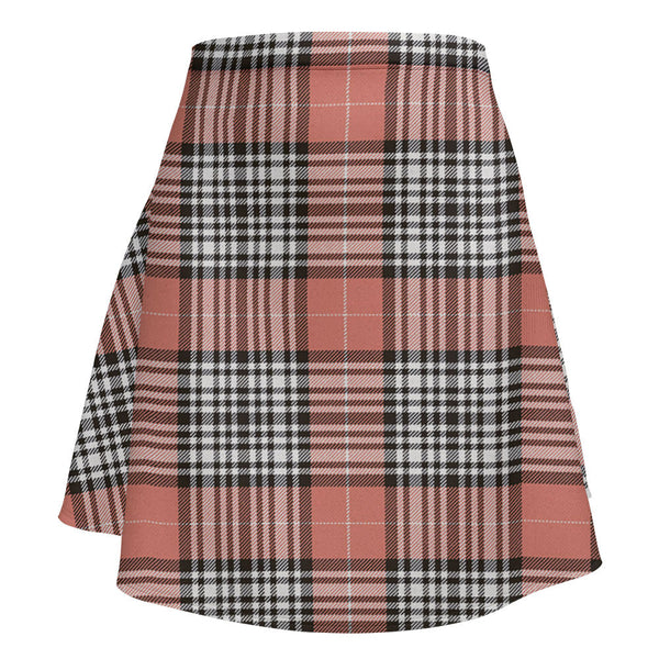 Napier Rose Weathered Clan Badge Tartan Flared Skirt