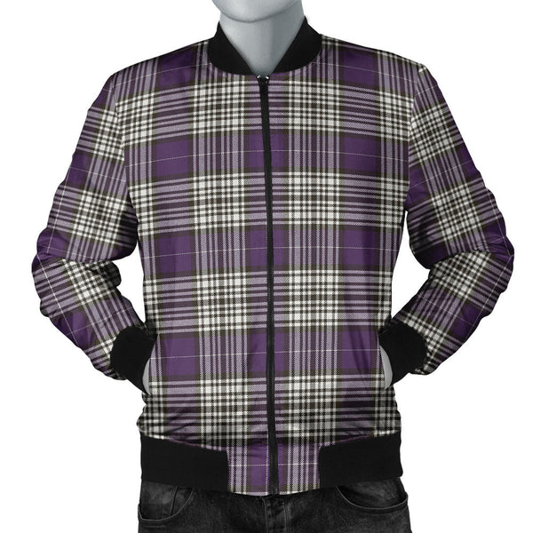 Napier Weathered Clan Badge Tartan Bomber Jacket