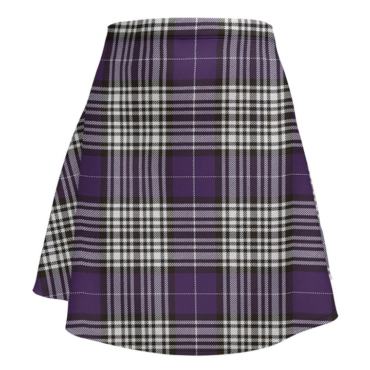 Napier Weathered Clan Badge Tartan Flared Skirt
