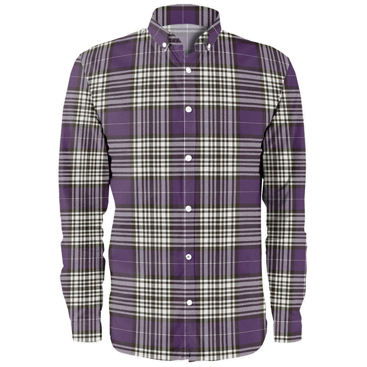 Napier Weathered Clan Badge Tartan Long Sleeve Shirt