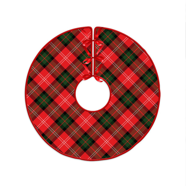 Nesbitt Modern Clan Badge Tartan Christmas Tree Skirt