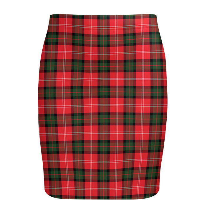 Nesbitt Modern Tartan Fitted Skirt