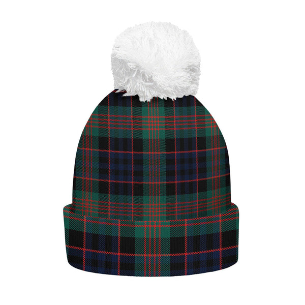 Newlands (Walker Newlands) Modern Clan Badge Tartan Bobble Beanie Hat