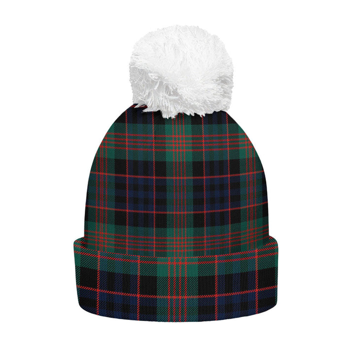 Newlands (Walker Newlands) Modern Clan Badge Tartan Bobble Beanie Hat